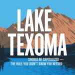 lake texoma should be capitalized
